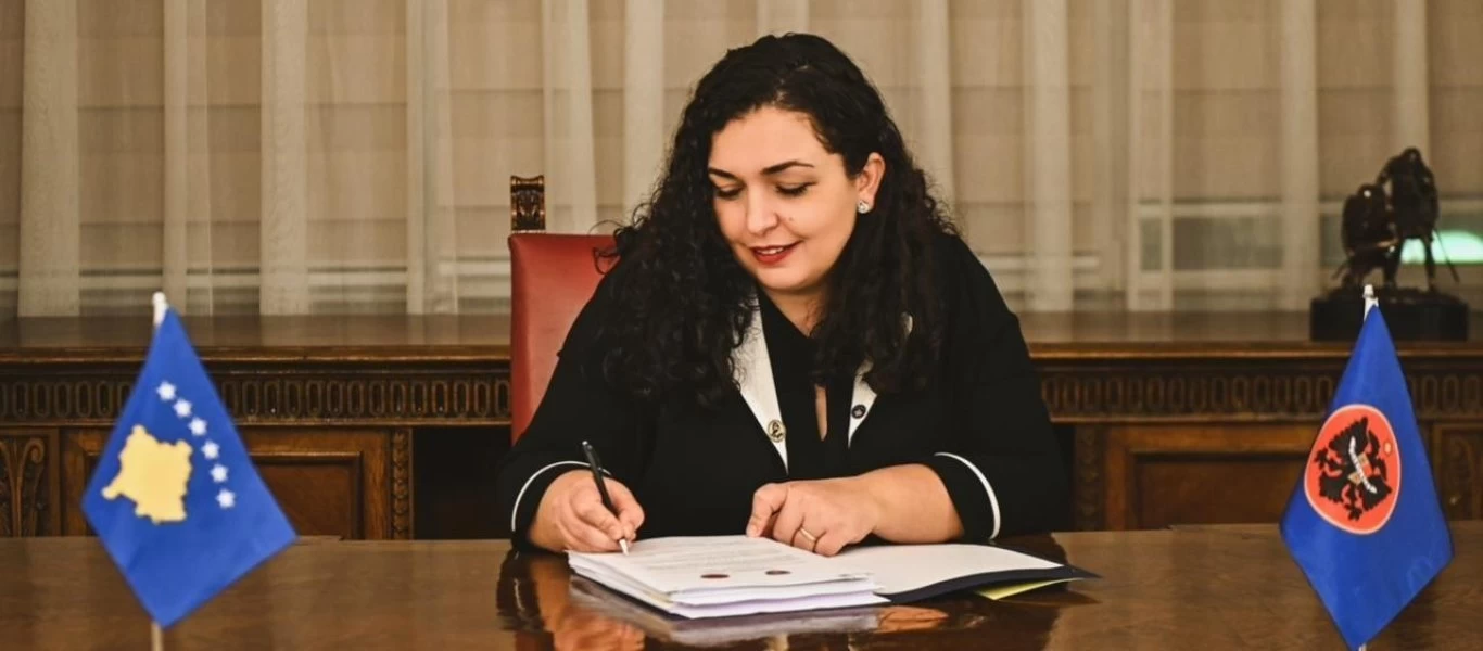 H Βιόσα Οσμάνι εξελέγη πρόεδρος της Δημοκρατίας στο Κόσοβο